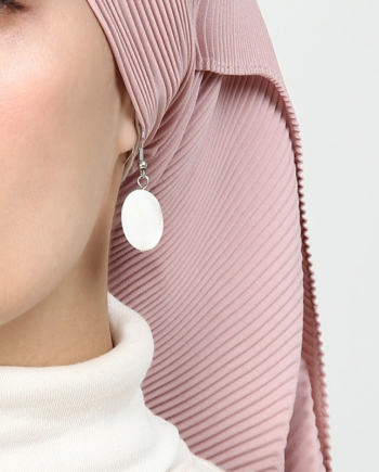Seashell Earring - White