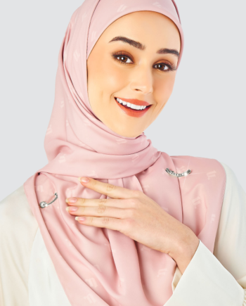 CURVED CRYSTAL PIN - SILVER