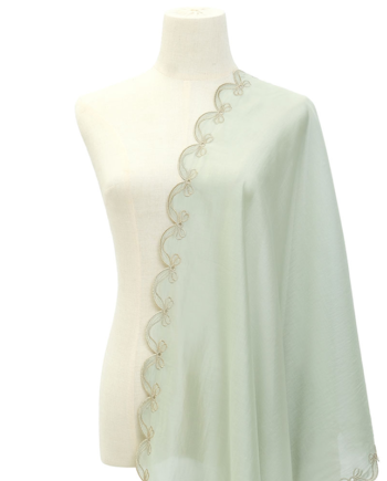 Arya Scallop Selendang - Seafoam