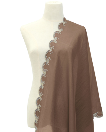 Arya Scallop Selendang - Bark