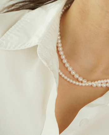 Zahara Classic Pearl Necklace
